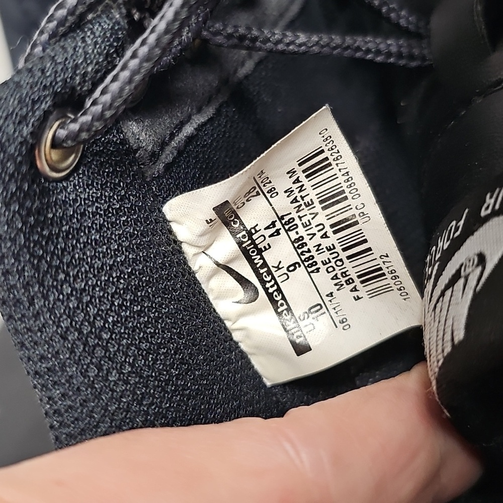 NIKE AF1 BLACK WITH GUM SOLE BFPM-01-107 - Picture 10 of 13